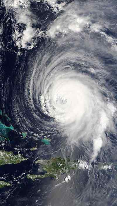 Picture showing a hurricane